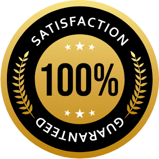 100% Satisfaction Guarantee Badge