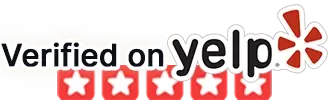 Verified on Yelp - 5 Stars